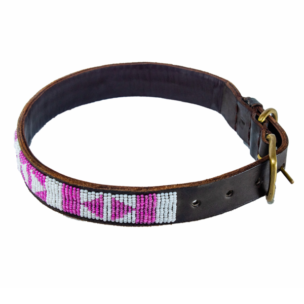 Rustic Charm Collar & Lead Duo Handmade Beaded Belt