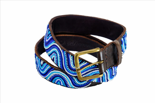 Ocean Breeze Handmadeaded Leather Belt